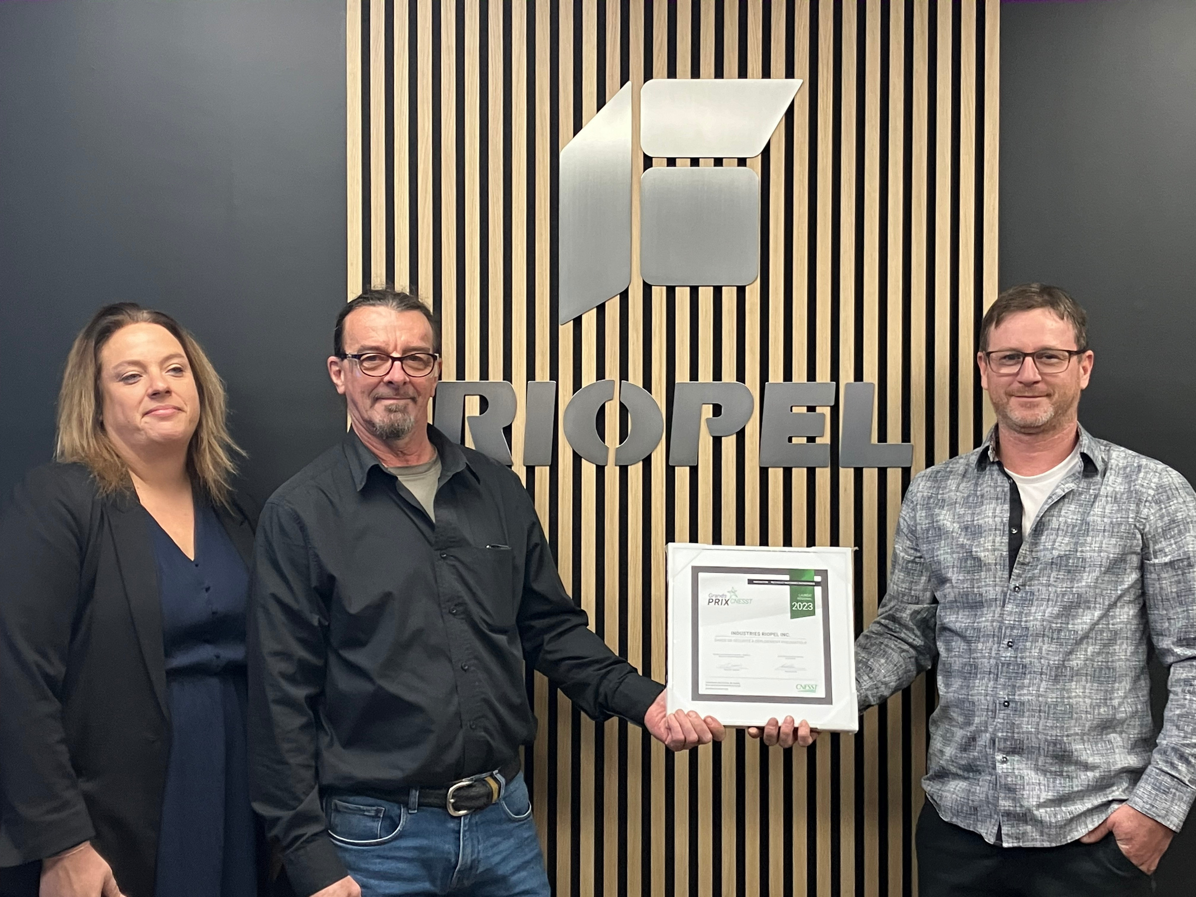 Roger Riopel Industries Riopel récompensée par la CNESST - Beauce Média